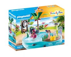 PLAYMOBIL FAMILY FUN - PETITE PISCINE AVEC JET D'EAU #70610